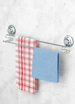 Ordnung>EVERLOC Vacuum-System, Doppel-Handtuchstange CHROM