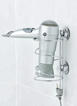 Möbel>EVERLOC Vacuum-System Haartrockner-Halter CHROM