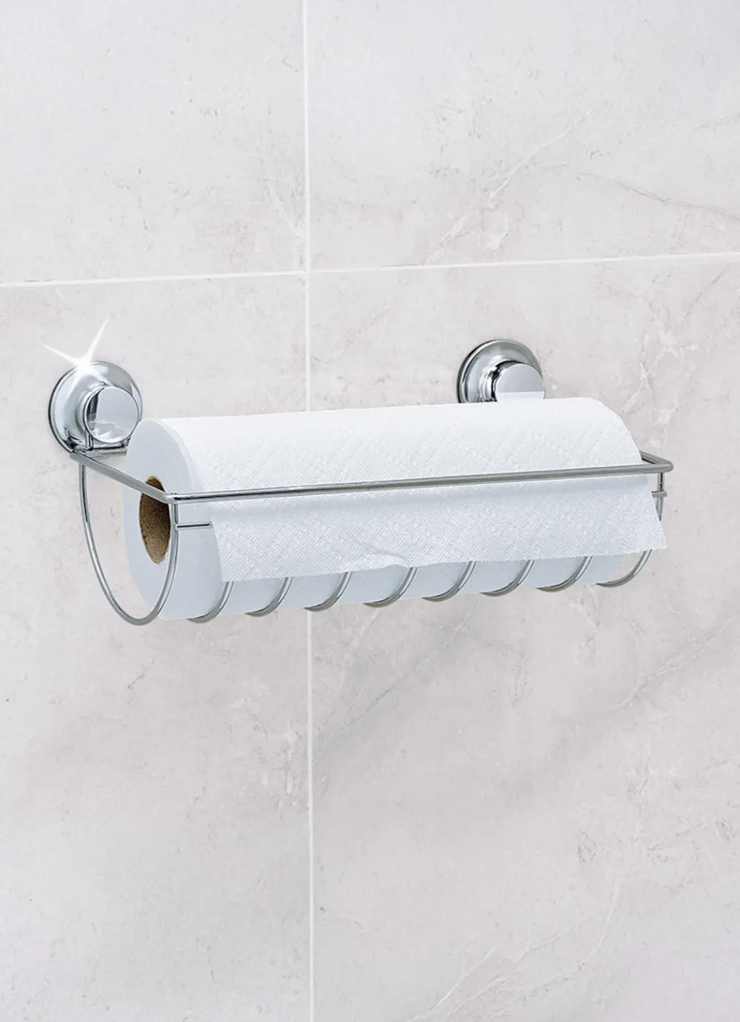 Ordnung>EVERLOC Vacuum-System Küchenrollenhalter CHROM