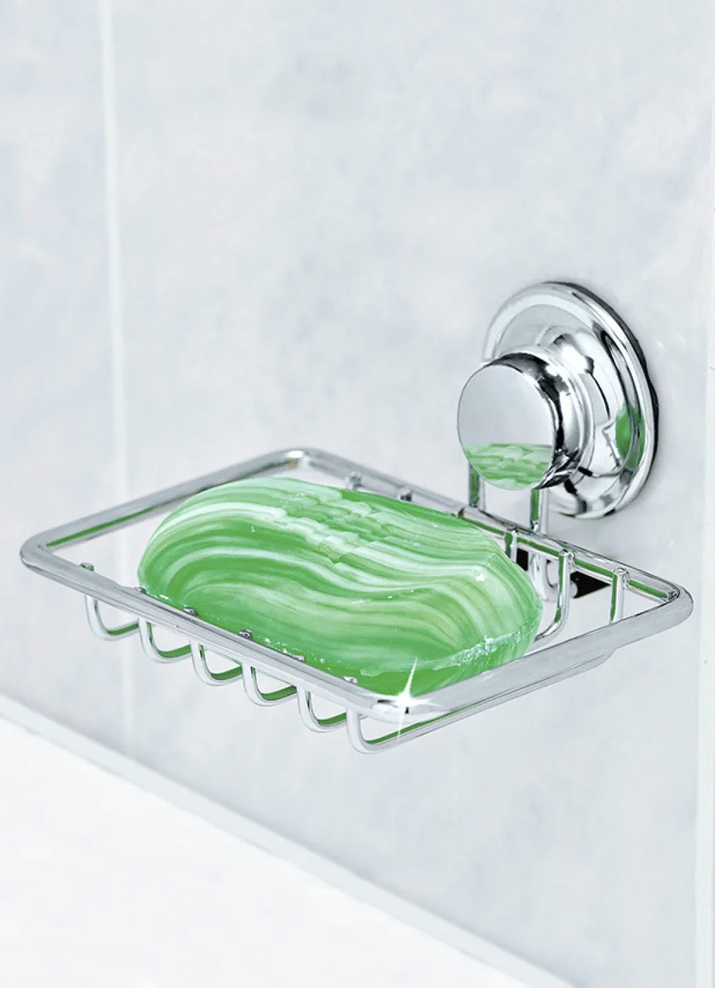 Möbel>EVERLOC Vacuum-System, Seifen-/Schwammablage CHROM