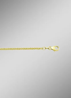 Damen-Goldschmuck>3-fach Zopfkette aus Gold