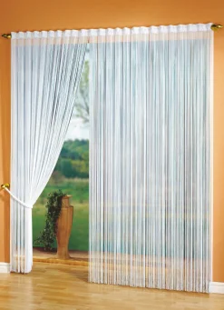 Sicht- & Sonnenschutz|Heimtextilien>Fadenstore für Gardinenstange und -schiene