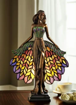 Möbel>Faszinierend schöne Tiffany-Leuchte BUNT