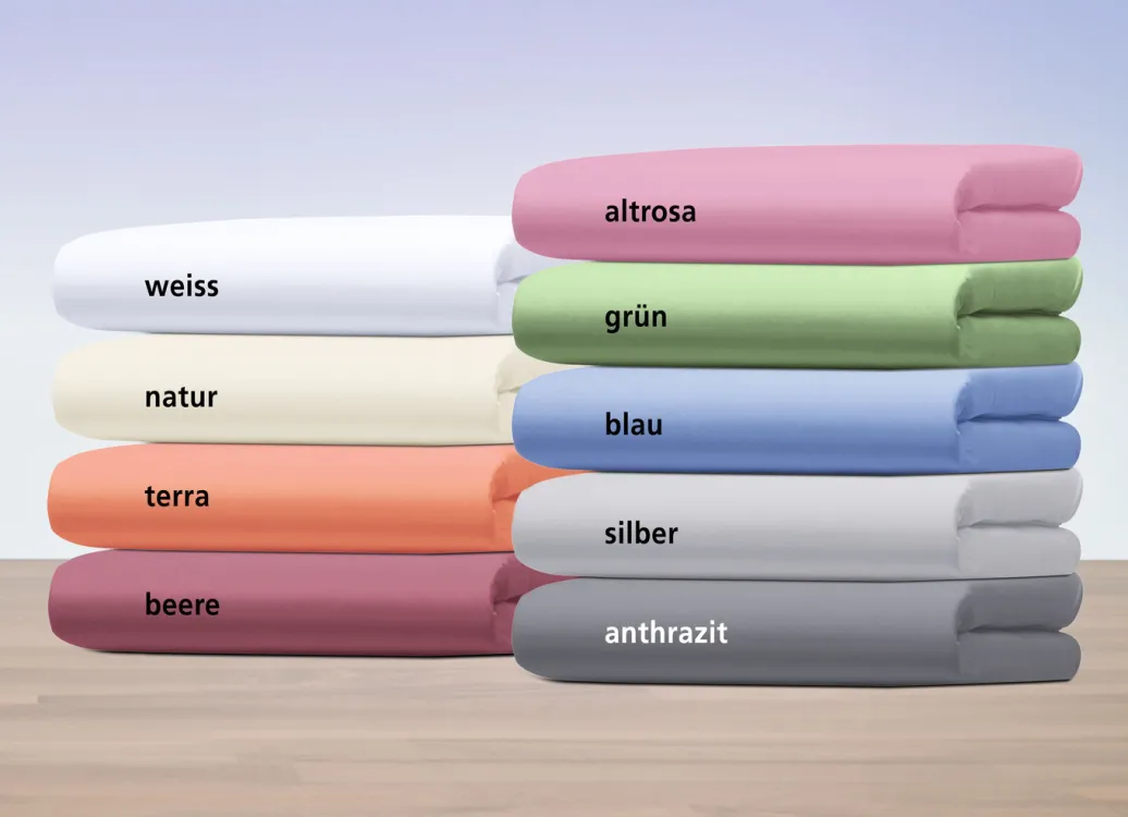 Heimtextilien>Fein-Single-Jersey Spannbetttücher