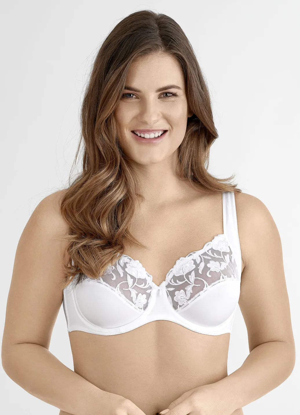 FELINA Wäsche|Damenwäsche>Bügel-BH mit Stickereispitze