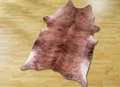 Heimtextilien>Fellvorleger mit Veloursleder-Rückseite BEIGE