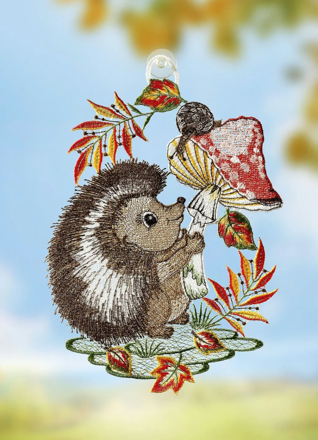 PLAUENER SPITZE Heimtextilien|Dekoration>Fensterbild aus BUNT