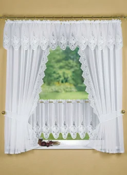 PLAUENER STICKEREI Heimtextilien>Fensterdekoration mit aufwendiger