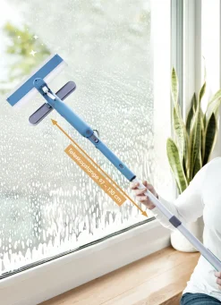 LIVINGTON Reinigung>Fensterreinigungssystem von WEISS-BLAU