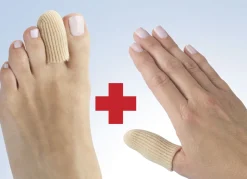 Gesundheit & Pflege>Finger- und Zehenschutz, 6-teilig, mit Silikon-Innenseite BEIGE