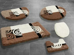 MESANA Heimtextilien>Flauschige Badgarnitur in weicher Microfaser-Qualität