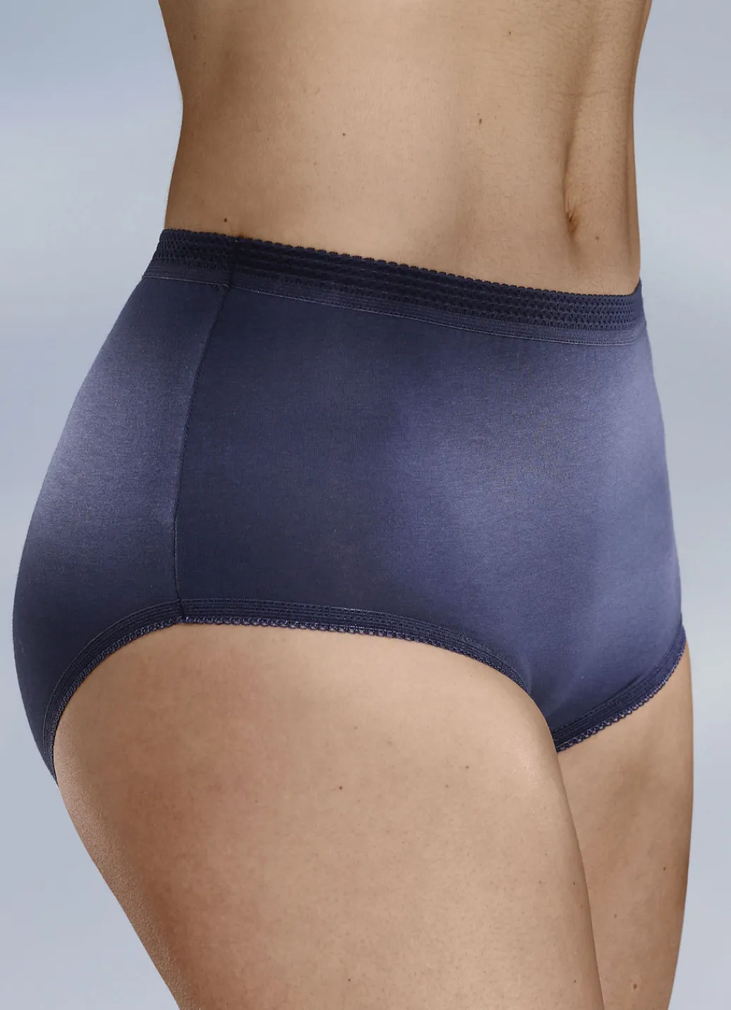 MONAMI Damenwäsche|Wäsche>Fünferpack Slips mit elastischen Abschlüssen