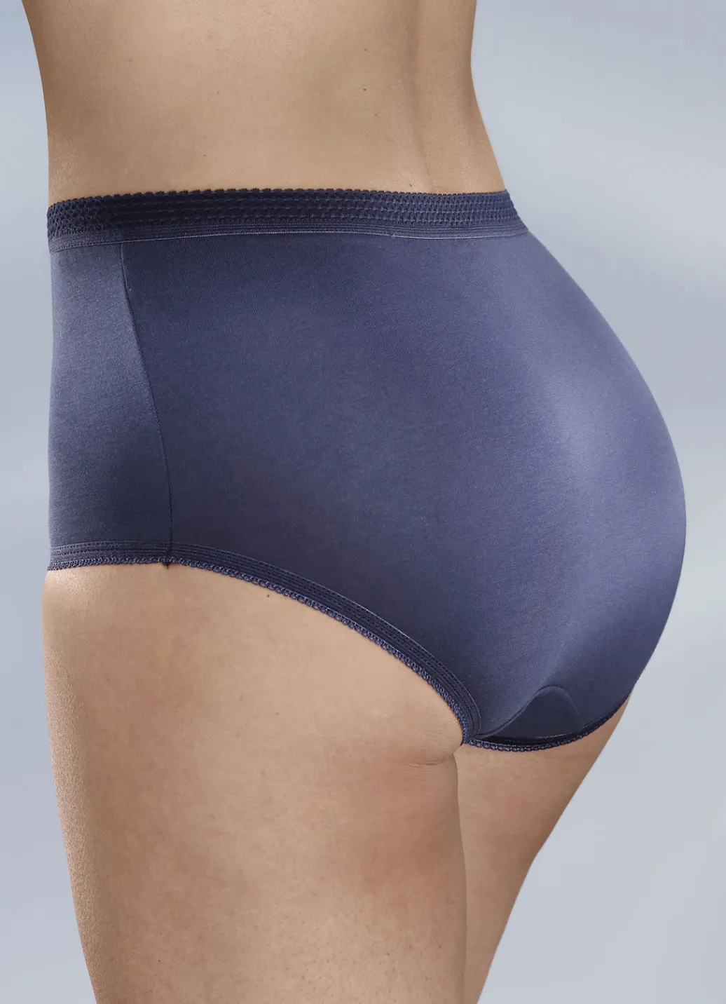 MONAMI Damenwäsche|Wäsche>Fünferpack Slips mit elastischen Abschlüssen