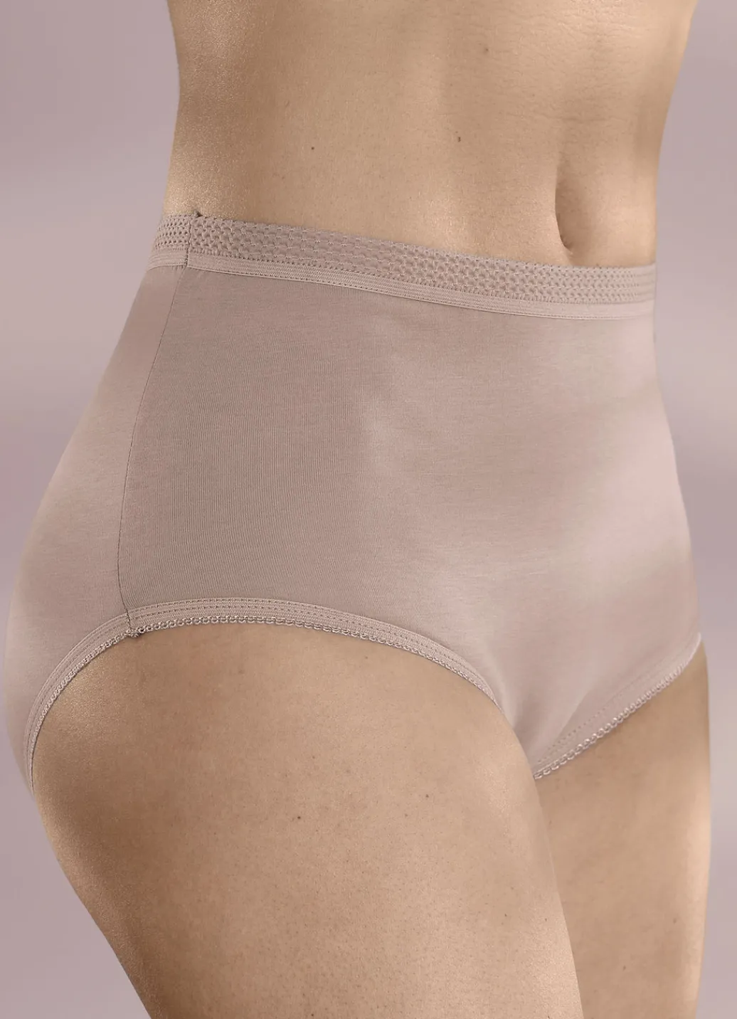 MONAMI Damenwäsche|Wäsche>Fünferpack Slips mit elastischen Abschlüssen