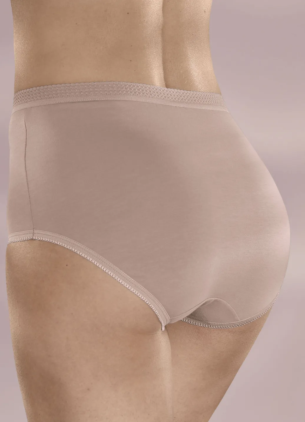 MONAMI Damenwäsche|Wäsche>Fünferpack Slips mit elastischen Abschlüssen