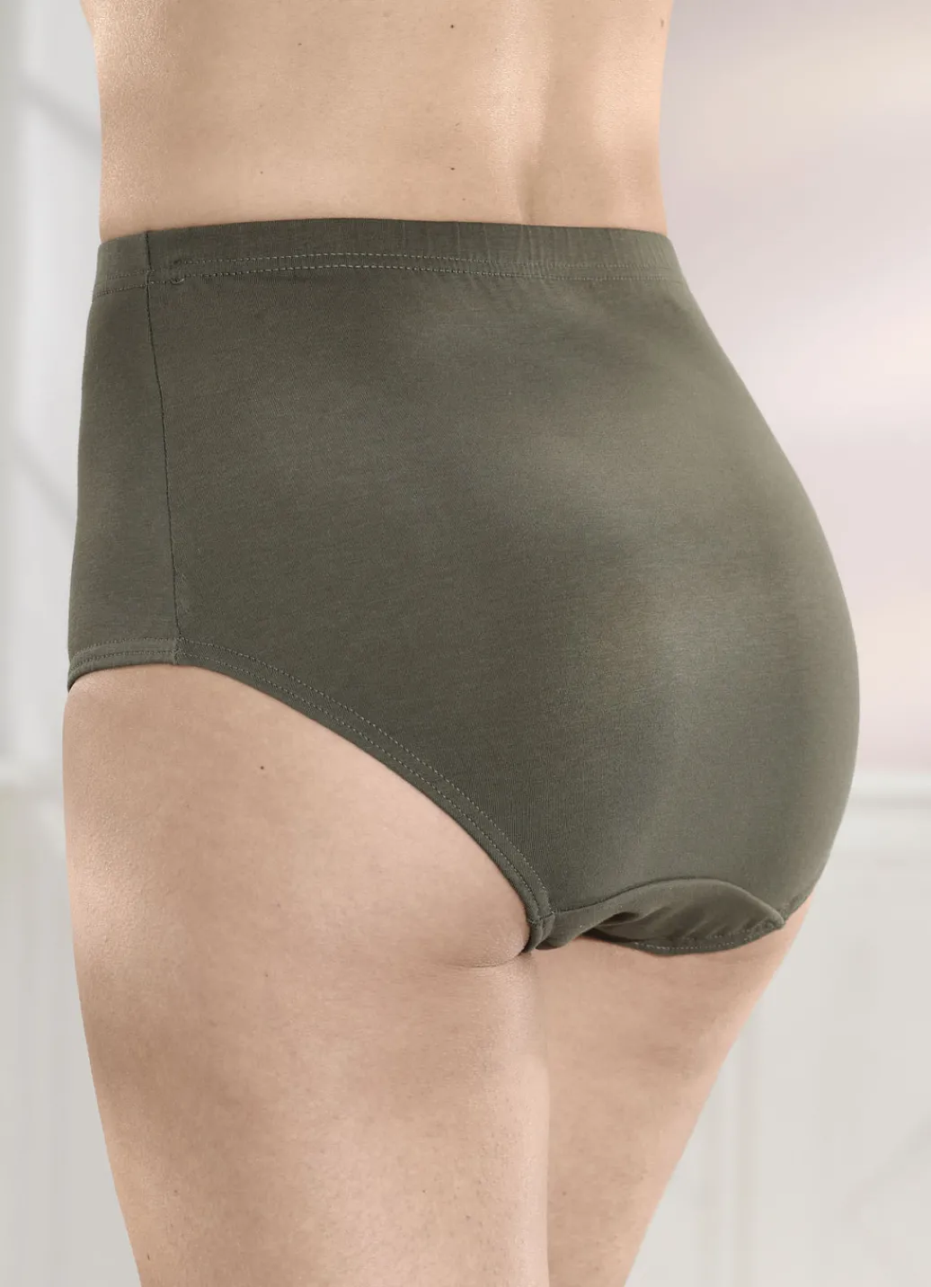 Damenwäsche|Wäsche>Fünferpack Slips mit Gummizug