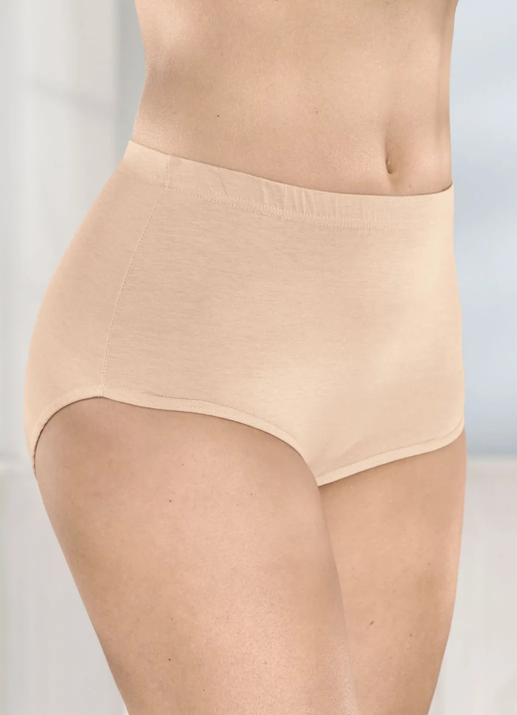 Damenwäsche|Wäsche>Fünferpack Slips mit Gummizug