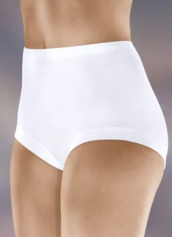 SPEIDEL Damenwäsche|Wäsche>Fünferpack Slips mit Gummizug WEISS