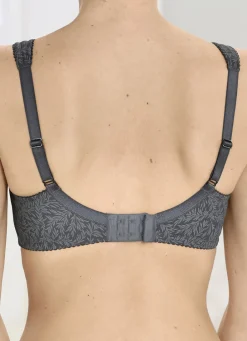 FORMAT Wäsche|Damenwäsche></noscript>BH mit Floraldessin ANTHRAZIT