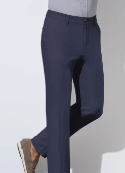 FRANCESCO BOTTI Hosen>-Hose mit Leinen in 3 Farben