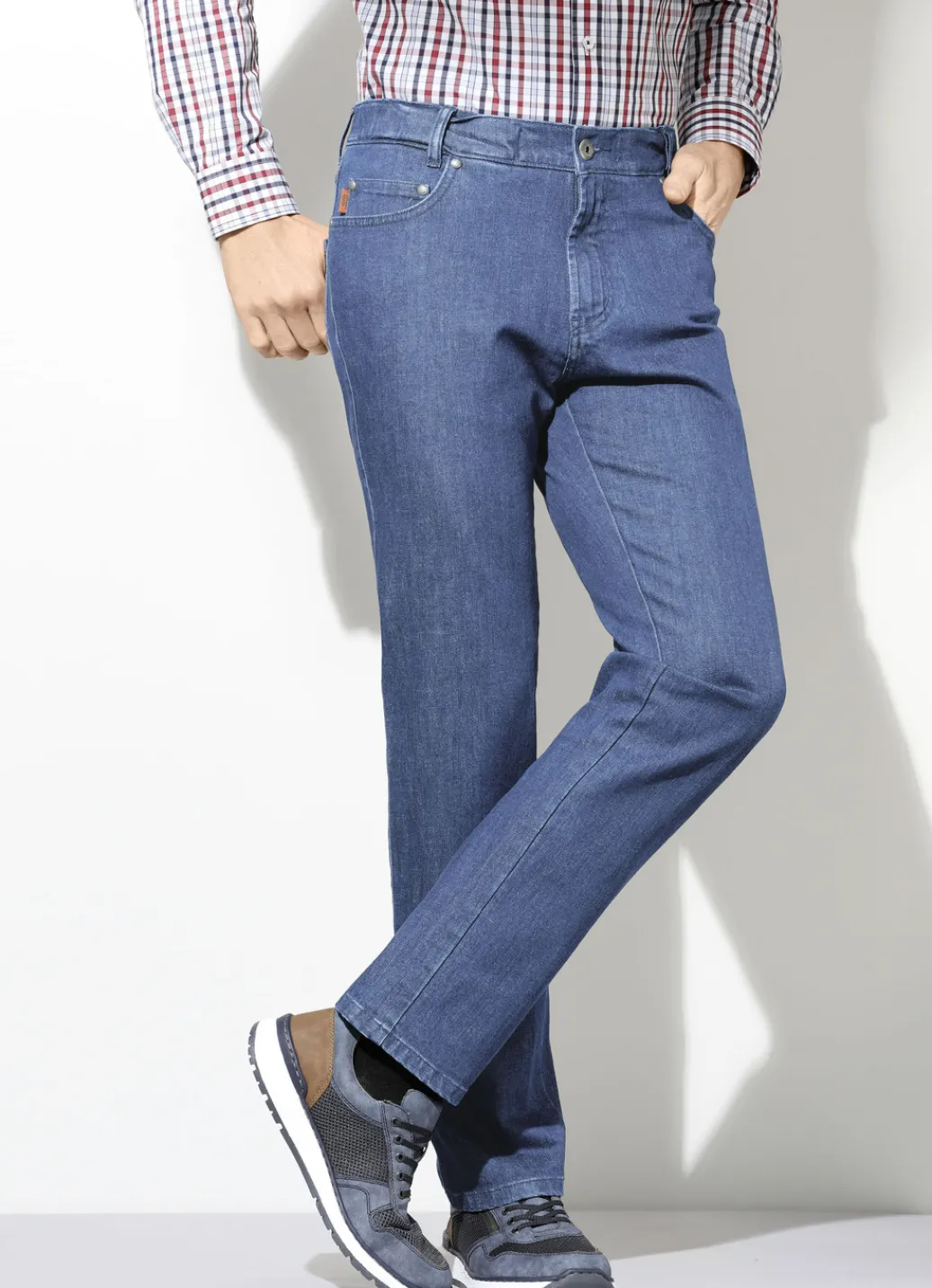 FRANCESCO BOTTI Hosen>-Jeans mit Komfortbund in 3 Farben