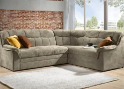 Möbel>Frei im Raum aufstellbare Polsterecke mit Bettfunktion