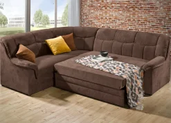 Möbel></noscript>Frei im Raum aufstellbare Polsterecke mit Bettfunktion