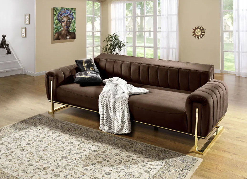 Möbel>Frei im Raum aufstellbare Polstermöbel mit stabilem Metallgestell