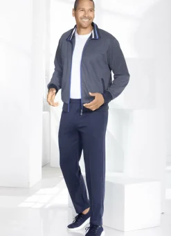 Sport- & Freizeitmode>Freizeitanzug mit Biesennaht MARINE