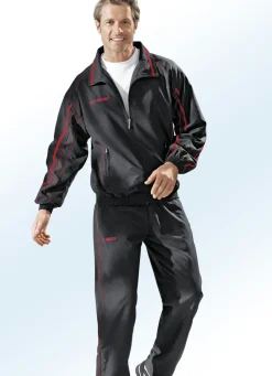 ALPAS Sport- & Freizeitmode>Freizeitanzug von „“ SCHWARZ-ROT