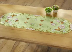 Dekoration|Heimtextilien>Frühlingshafte Tisch- und Raumdekoration GRÜN-BUNT