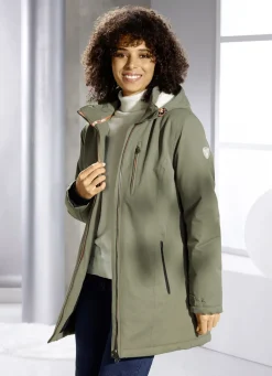 Jacken & Mäntel>Funktionsjacke mit fester Kapuze HELLOLIV