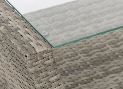 Gartenmöbel></noscript>Garten-Lounge, 4-teilig mit Auflagen GRAU