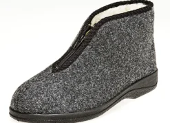 Herrenschuhe|Schuhe>Gefütterte Herren-Stiefeletten, mit Schurwolle ANTHRAZIT