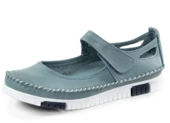 Gemini Schuhe|Damenschuhe>Mokassin-Slipper mit dezenter Knitter-Struktur