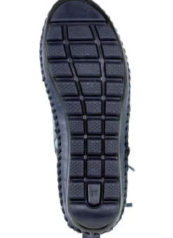 Gemini Schuhe|Damenschuhe></noscript>Mokassin-Stefelette mit Knitter-Struktur