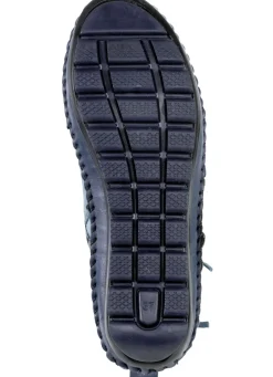 Gemini Schuhe|Damenschuhe></noscript>Mokassin-Stefelette mit Knitter-Struktur