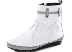 Gemini Schuhe|Damenschuhe></noscript>Mokassin-Stefelette mit Knitter-Struktur