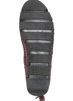 Gemini Schuhe|Damenschuhe></noscript>Mokassin-Stiefelette aus Rind-Nappaleder mit Knitter-Struktur