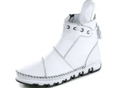 Gemini Schuhe|Damenschuhe></noscript>Mokassin-Stiefelette aus Rind-Nappaleder mit Knitter-Struktur