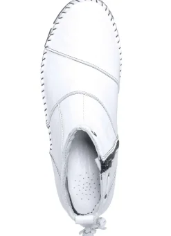 Gemini Schuhe|Damenschuhe></noscript>Mokassin-Stiefelette aus Rind-Nappaleder mit Knitter-Struktur