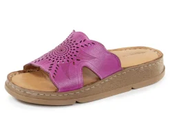 Gemini Schuhe|Damenschuhe></noscript>Pantolette aus Nappaleder mit Perforation