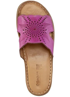 Gemini Schuhe|Damenschuhe></noscript>Pantolette aus Nappaleder mit Perforation