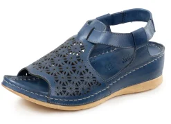 Gemini Schuhe|Damenschuhe>Sandale aus schattiertem Nappaleder mit Prägung