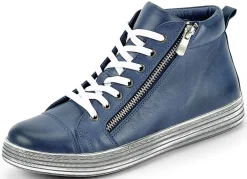 Gemini Schuhe|Damenschuhe>Schnür-Stiefelette mit praktischem Seitenreißverschluss