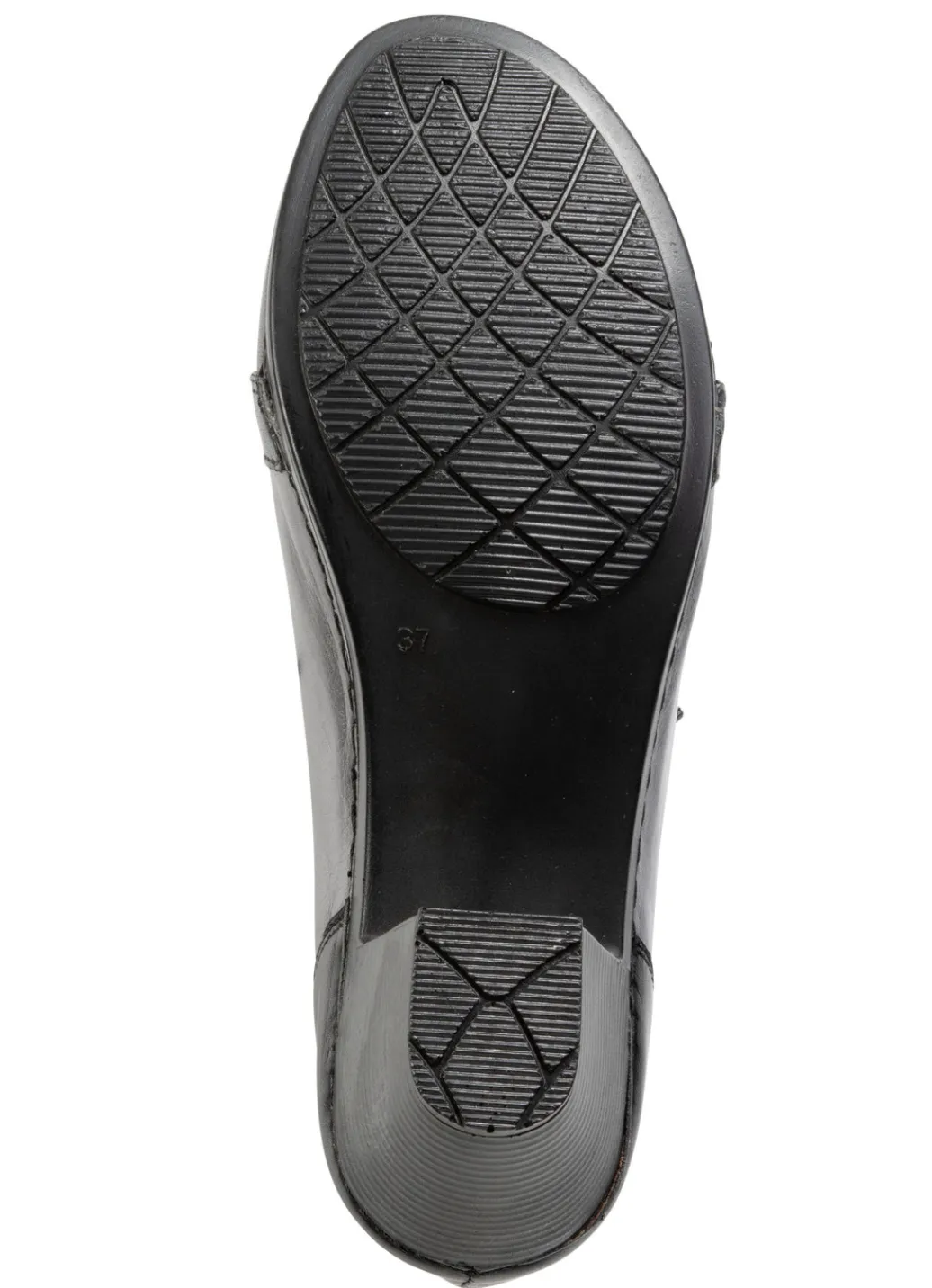 Gemini Schuhe|Damenschuhe>Schnür-Trotteur aus teilweise schattiertem Nappaleder GRAU-SCHWARZ