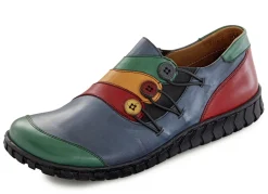 Gemini Schuhe|Damenschuhe>Slipper mit Zierknöpfen