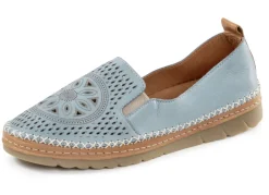 Gemini Damenschuhe|Schuhe>, sommerliche Damen-Slipper, Weite G, mit herausnehmbarem Fußbett