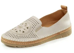 Gemini Damenschuhe|Schuhe></noscript>, sommerliche Damen-Slipper, Weite G, mit herausnehmbarem Fußbett