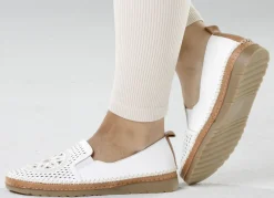 Gemini Damenschuhe|Schuhe></noscript>, sommerliche Damen-Slipper, Weite G, mit herausnehmbarem Fußbett